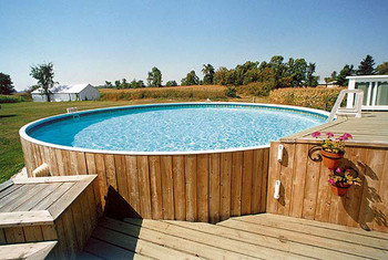 18' ROUND Rockwood - Paneled Pool Kit 