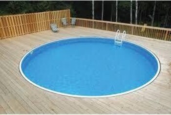 18ft Round Rockwood Pool with Nirvana 55000BTU pool heater